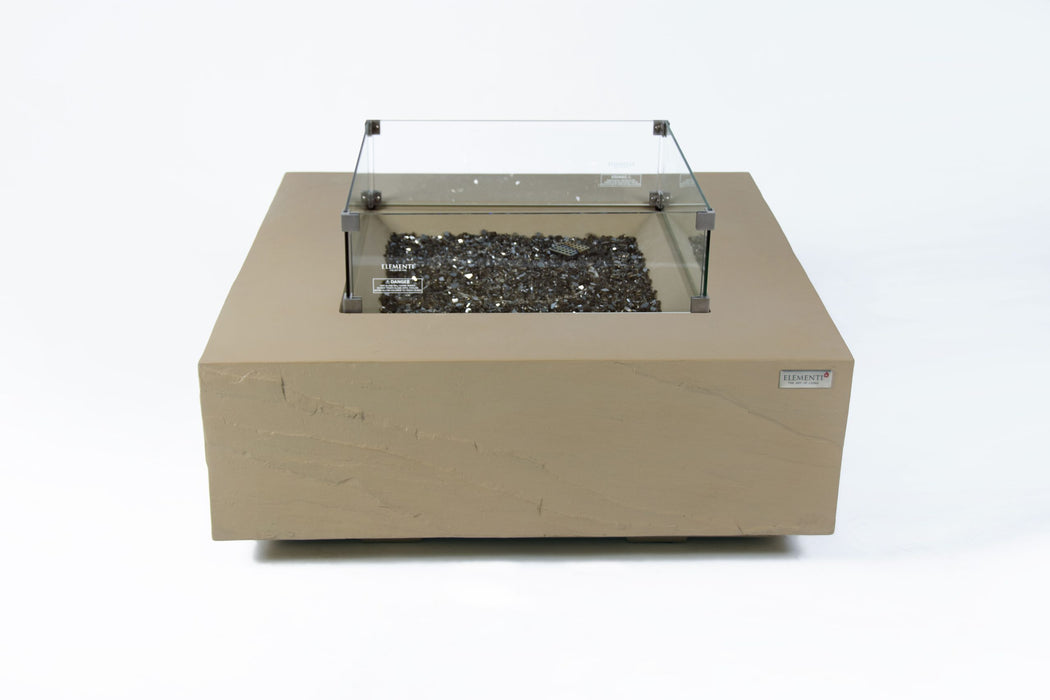 Elementi Plus Uluru Concrete Fire Pit Table - OFG411SY