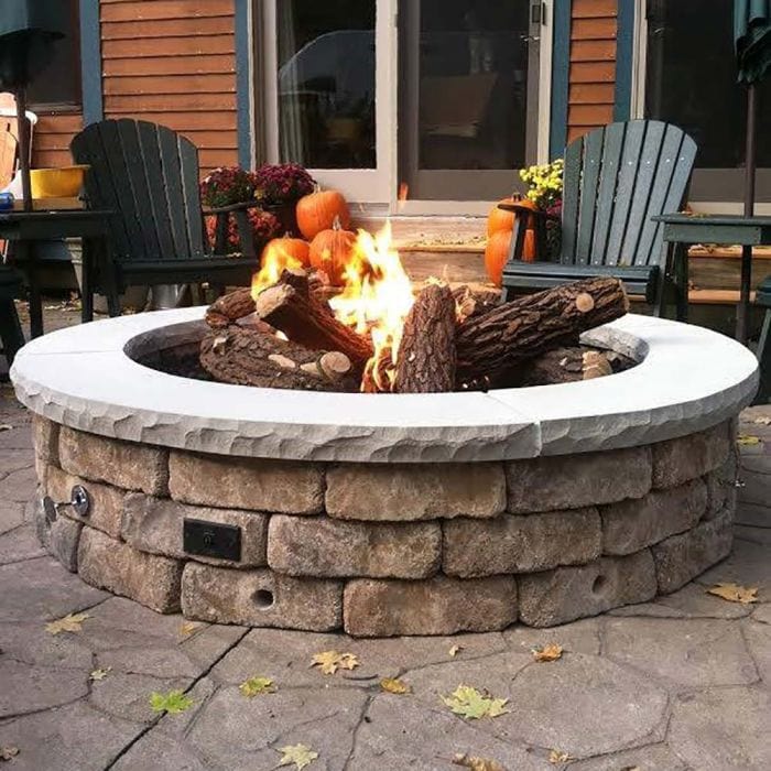 Warming Trends 60-inch Circular Ready To Finish Fire Pit Kit - FC60