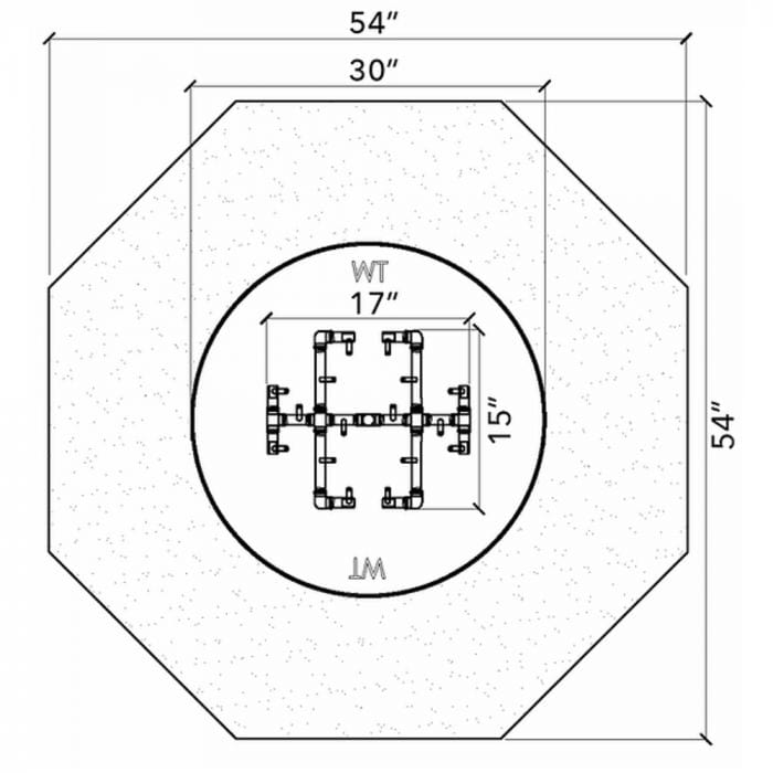 Warming Trends 54-inch Octagon - FO54