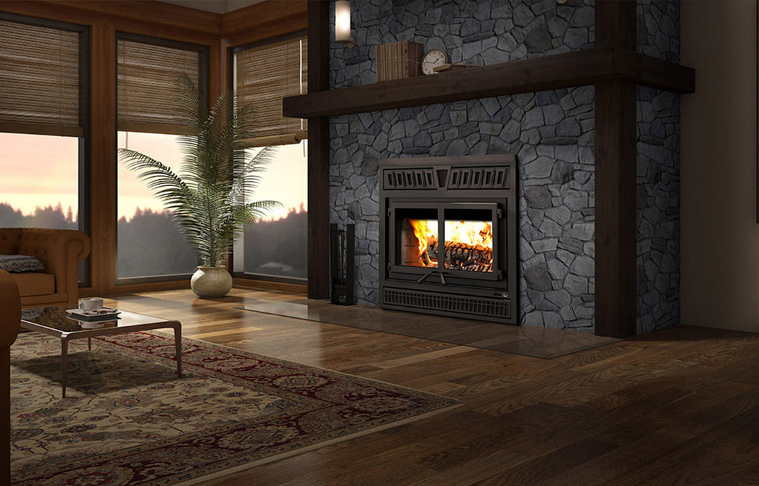 Valcourt Waterloo Square Faceplate FP15 Wood Fireplace