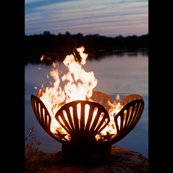 Fire Pit Art - Barefoot Beach Carbon Steel Fire Pit