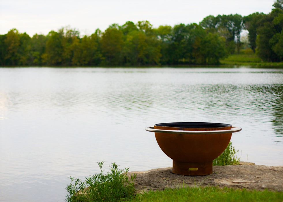 Fire Pit Art - Bella Luna Carbon Steel Fire Pit