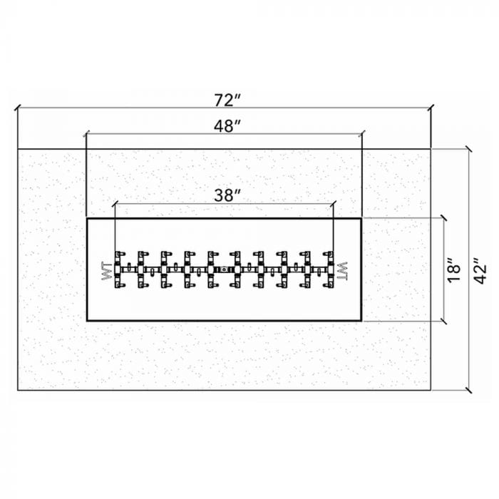 Warming Trends 72-inch Rectangular with Tree - FRT7242