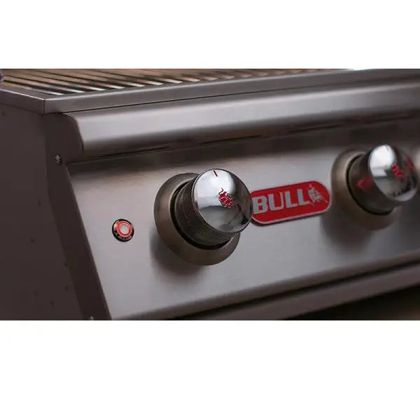 Bull Angus 30-Inch 4-Burner Built-In Gas Grill with Infrared Rear Burner & Rotisserie Kit - 47628