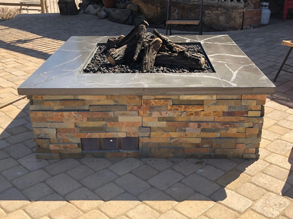 Warming Trends 48-inch Square Ready To Finish Fire Pit Kit - FS4848