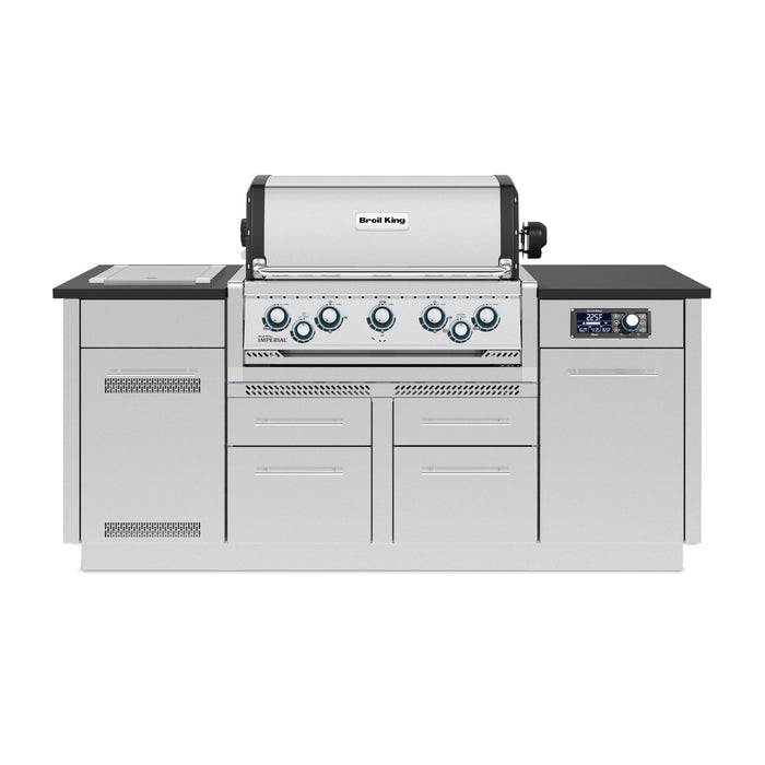 Broil King 79" Imperial QS 590I 5-Burner Gas Grill Island