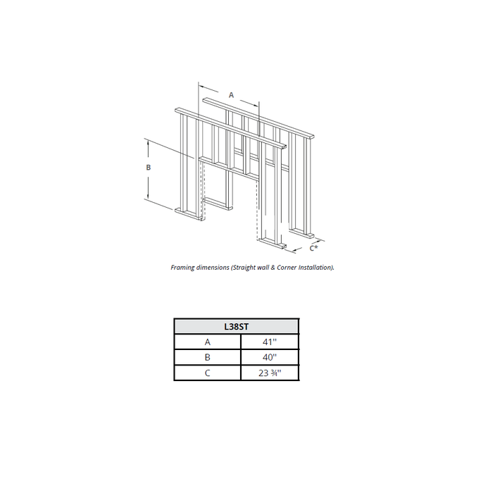 Montigo Phenom 38-Inch See Through Direct Vent Gas Fireplace