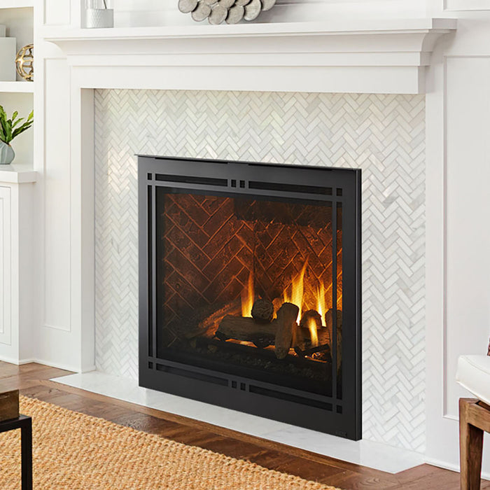 Majestic Meridian 36-Inch Platinum Direct Vent Gas Fireplace