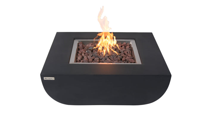 Modeno Aurora Square Concrete Fire Pit Table