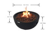Modeno Jefferson Round Concrete Fire Pit Bowl Dimensions Drawing OFG119