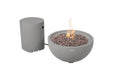 Modeno Nantucket Round Concrete Fire Pit Bowl with Tank Cover OFG116