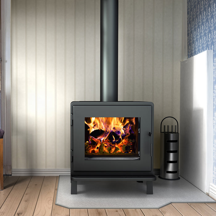 MF Fire Nova 2 Freestanding Wood Stove w/ Door