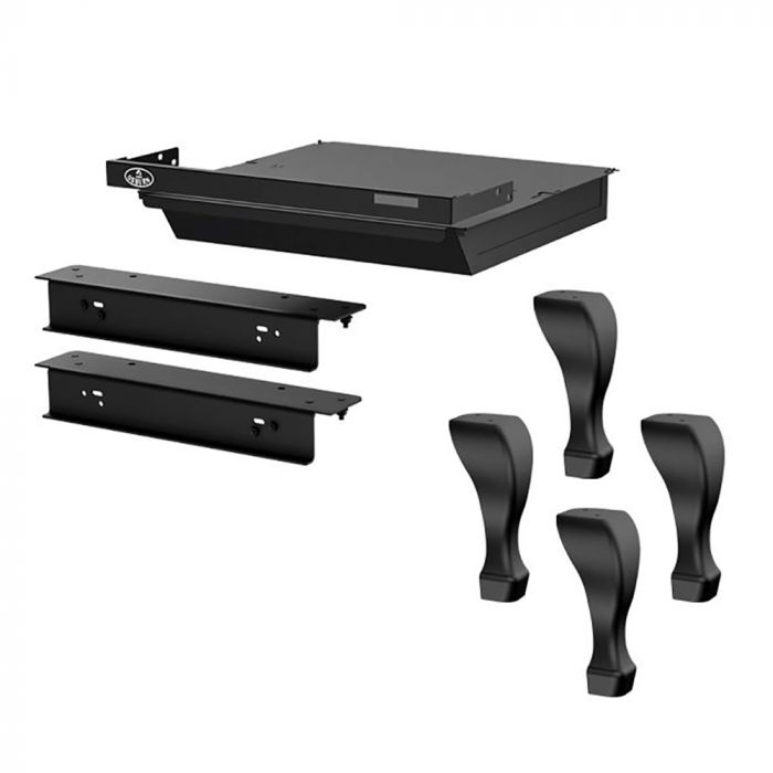 Osburn OA10247 Black Cast Iron Traditional Leg Kit with Ash Drawer for Osburn 1700 Wood Stove