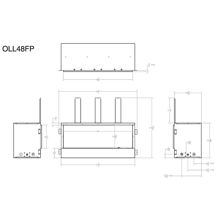 Empire Carol Rose 60-Inch Linear Ventless Outdoor Gas Fireplace