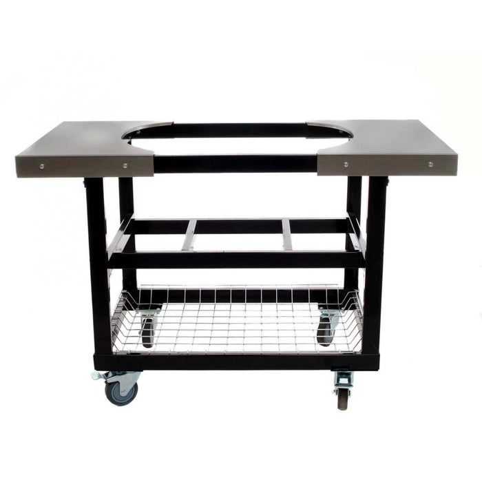 Primo Grills Cart Base with Basket and SS Side Shelves for Oval LG 300 & XL 400 - PG00370