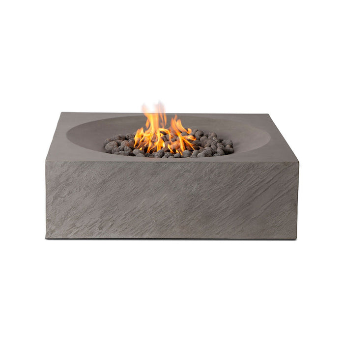 Pyromania Fire Paloma Square 36" x 36" Concrete Fire Pit Table