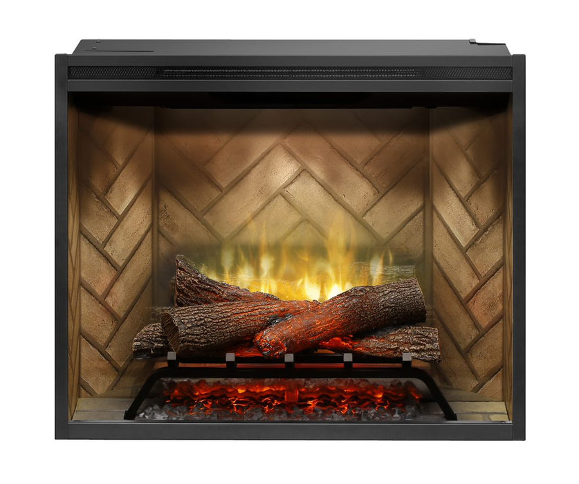 Dimplex Revillusion 30 Inch Built-In Electric Firebox Weathered Concrete 500002389