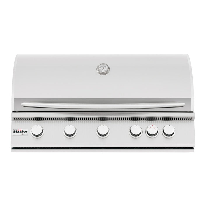 Summerset Sizzler 40" 5-Burner Built-In Grill With Rear Infrared Burner - SIZ40