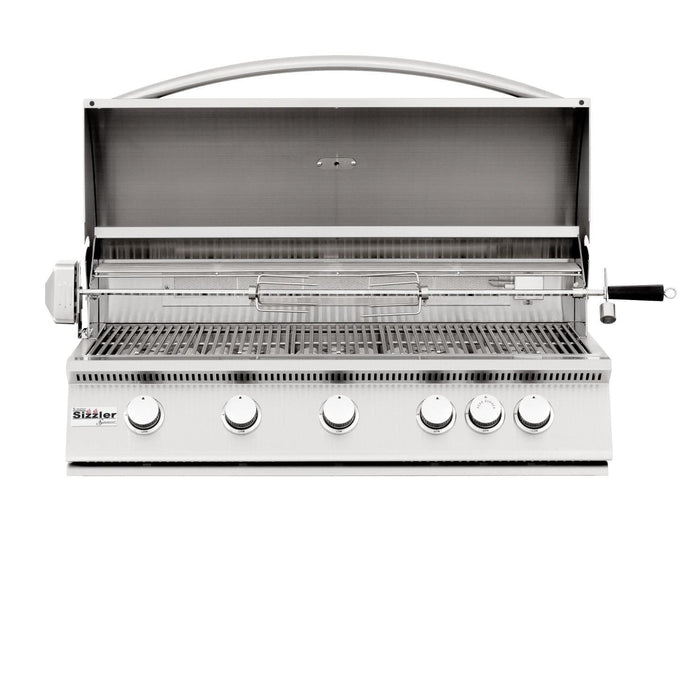 Summerset Sizzler 40" 5-Burner Built-In Grill With Rear Infrared Burner - SIZ40