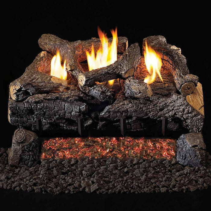 Real Fyre Evening Fyre Charred Vent-Free G18 Series Gas Log Set