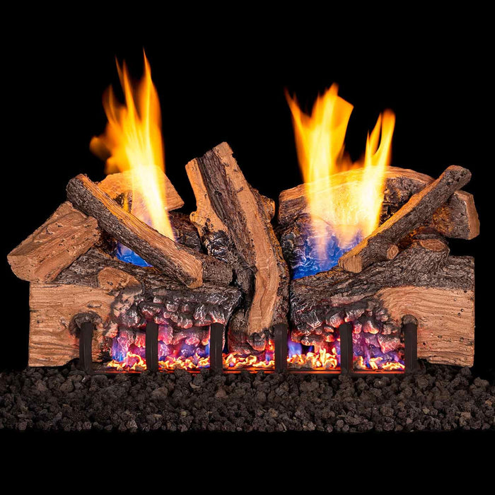 Real Fyre Foothill Split Oak Vent-Free G19A Series Gas Log Set