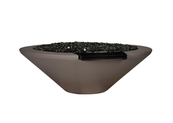 Geo Round "Essex" Fire & Water Bowl with Electronic Ignition - Free Cover ✓ [Fire by Design]